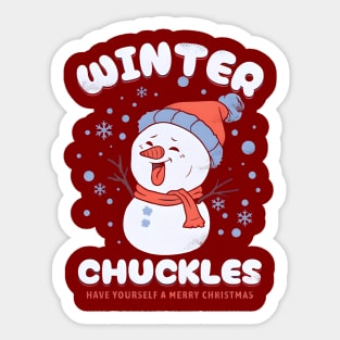 Winter Chungkles Have Yourself Merry Christmas Sticker